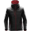 Mens Gravity Thermal Jackets Black True Red